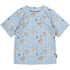 Mikk-Line Swim Shirt (Printed) UV50+ Swimwear Faded Denim